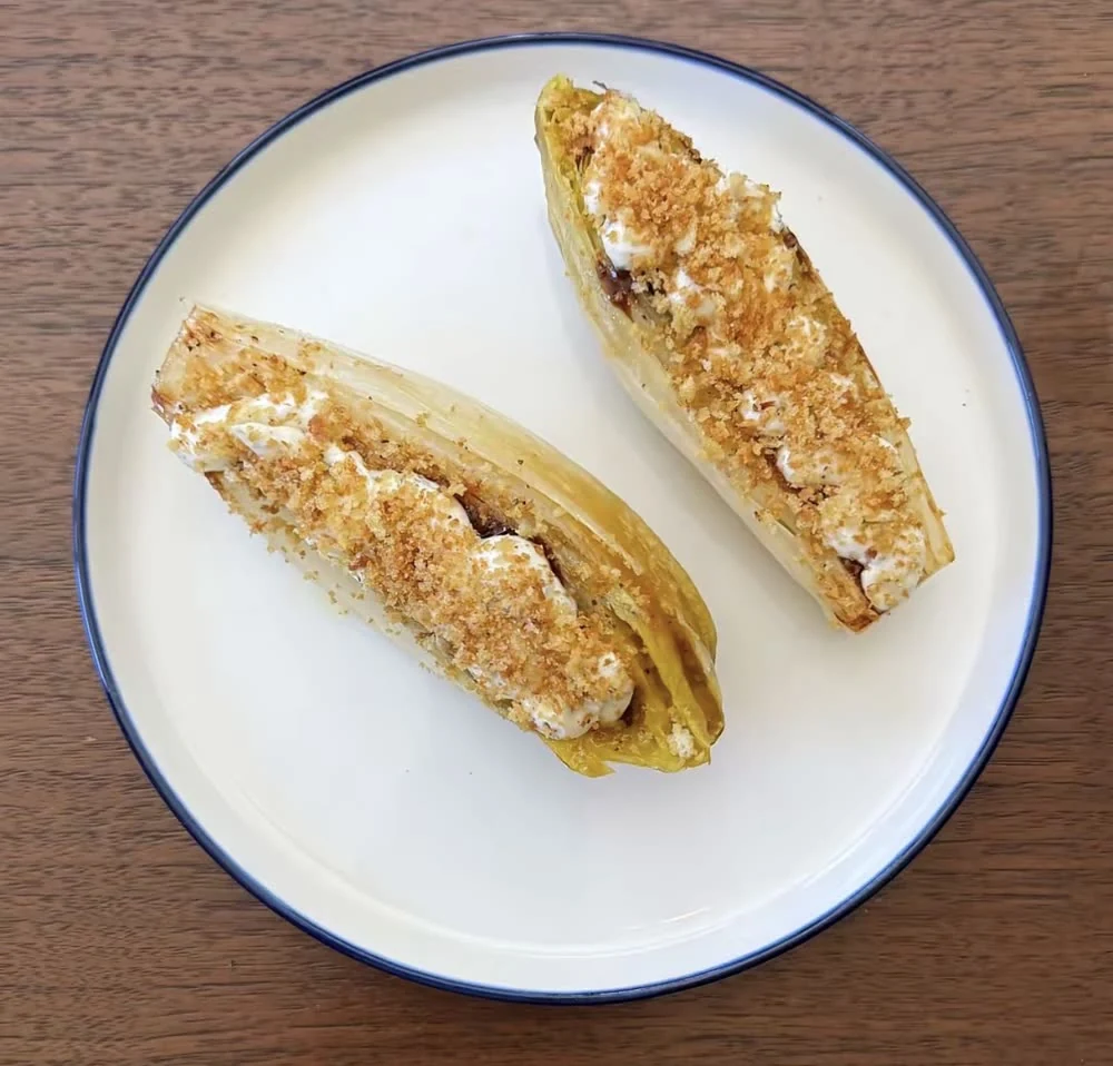 Gratinated Belgian endive